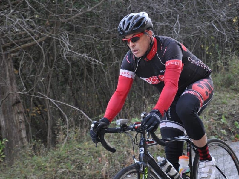 Beaches Cycling Club member Jason Shuker, 47, trains 10 to 20 hours per week. PHOTO: Howard Calvert