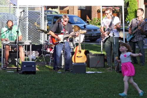 The Lost Boys play at the Fairmount Park farmer's on July 24. PHOTO: Andrew Hudson