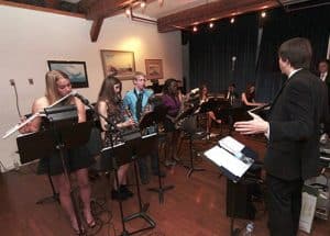Malvern's junior jazz band plays at the school's annual Boardwalk Ball at Bluffers Park on June 6. PHOTO: Andrew Hudson