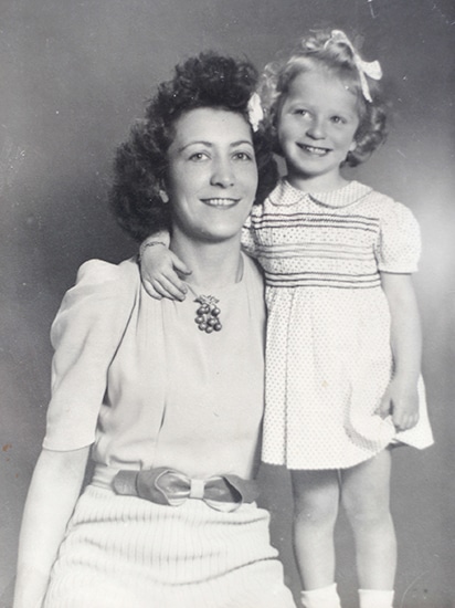 Mary Franklin with her daughter Doreen PHOTO: Submitted