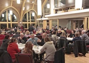 Beach business owners and local residents brainstorm ideas for reviving empty and struggling stores on at a Queen Street revival meeting on Feb. 4. PHOTO: Andrew Hudson