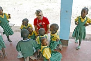 Lisa Oelke spent her 50th birthday volunteering at an orphanage in Tanzania. When she returned to Canada, she started working on a project to bring solar electricity to the Majengo orphanage. In a few weeks she will fly out with a small group of solar experts to oversee installation of the 6,700-watt system. PHOTO: Submitted