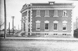 Community Centre 55 is housed in a former police station, built, as seen here, in 1911. The building was constructed on the site of the original East Toronto town hall. PHOTO: City of Toronto Archives series 372, sub-series 100, item 175