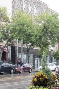 The building today –the former Naaz Theatre and India Centre building will re-open this summer with rental apartments and commercial spaces. PHOTO: Andrew Hudson
