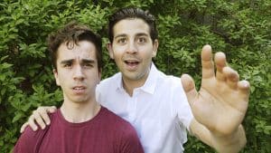 Beacher Chase Jeffels, left, and Mike Ricci in ‘Water Wonders’.