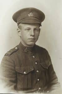 An unnamed photo of an East End soldier taken at the time of the First World War.